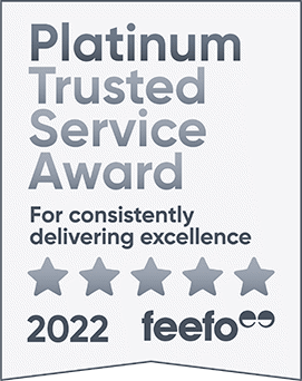 Feefo Platinum Award 2022
